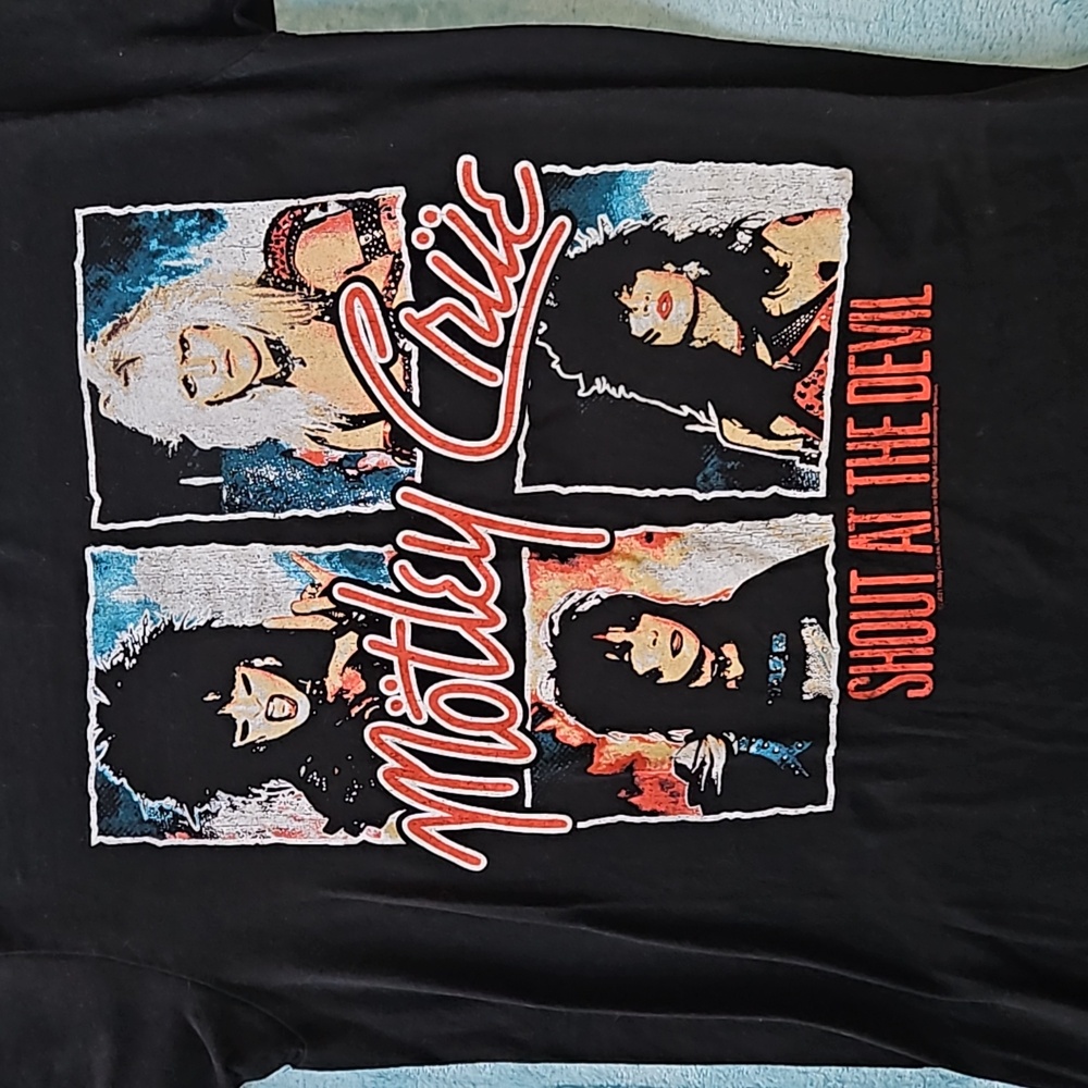 Motley Crue Rock Band Shout At The Devil Graphic Tshirt